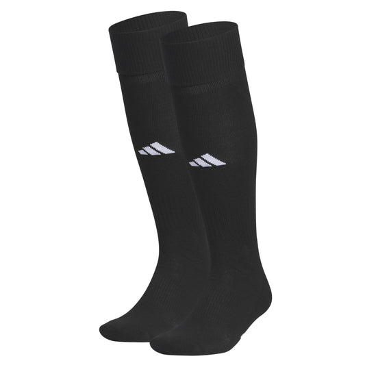 adidas Rivalry Soccer Men and Women, Workout Socks-Over The Calf, Black/White/2.0, L
