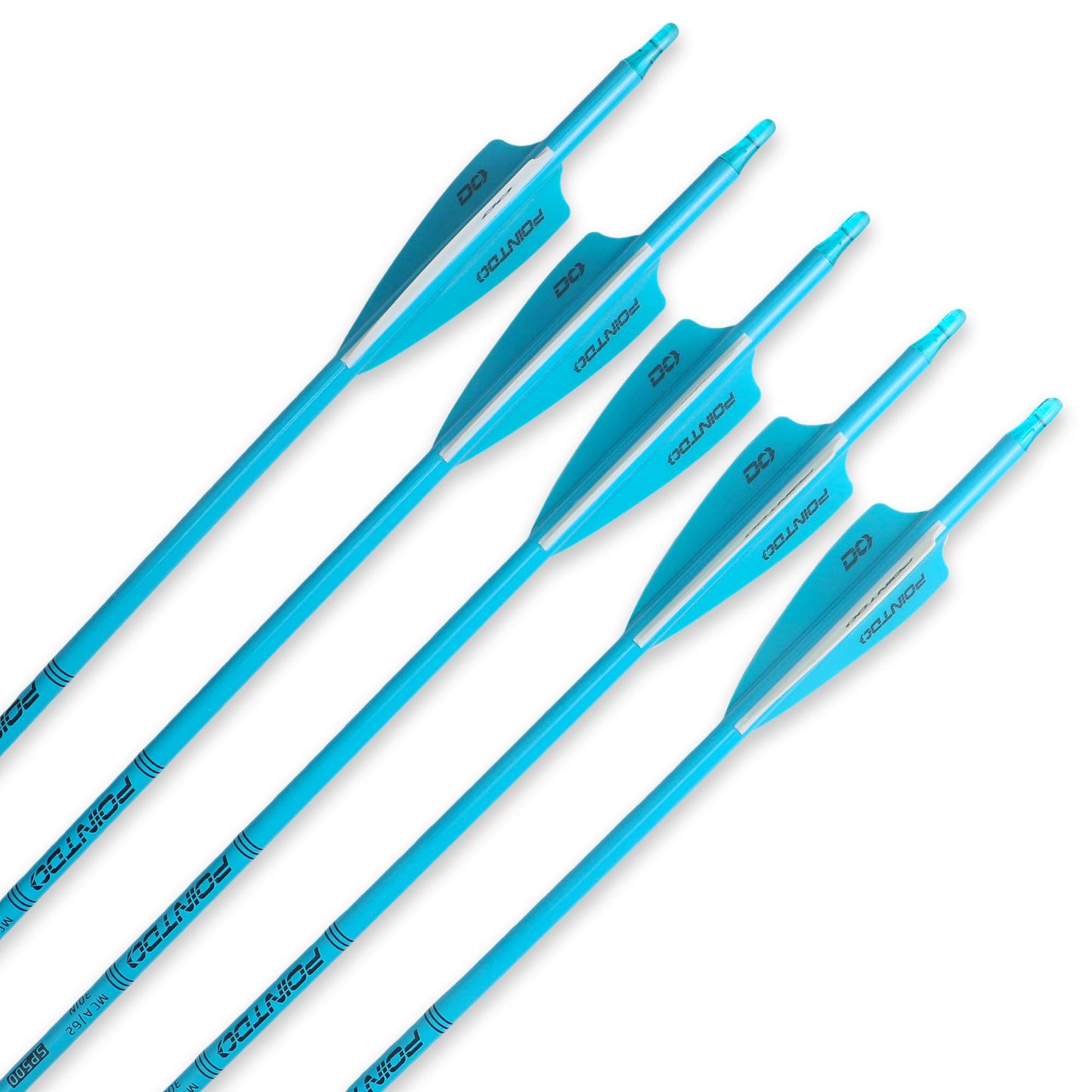 30inch Carbon Arrow Fluorescence Color Targeting and Practice and Hunting Arrows for Compound Bow and Recurve Bow with Removable Tips(Pack of 12)