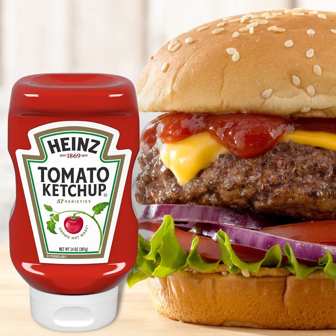 Heinz Ketchup Forever Full Inverted Bottle (20 oz, Pack of 12)
