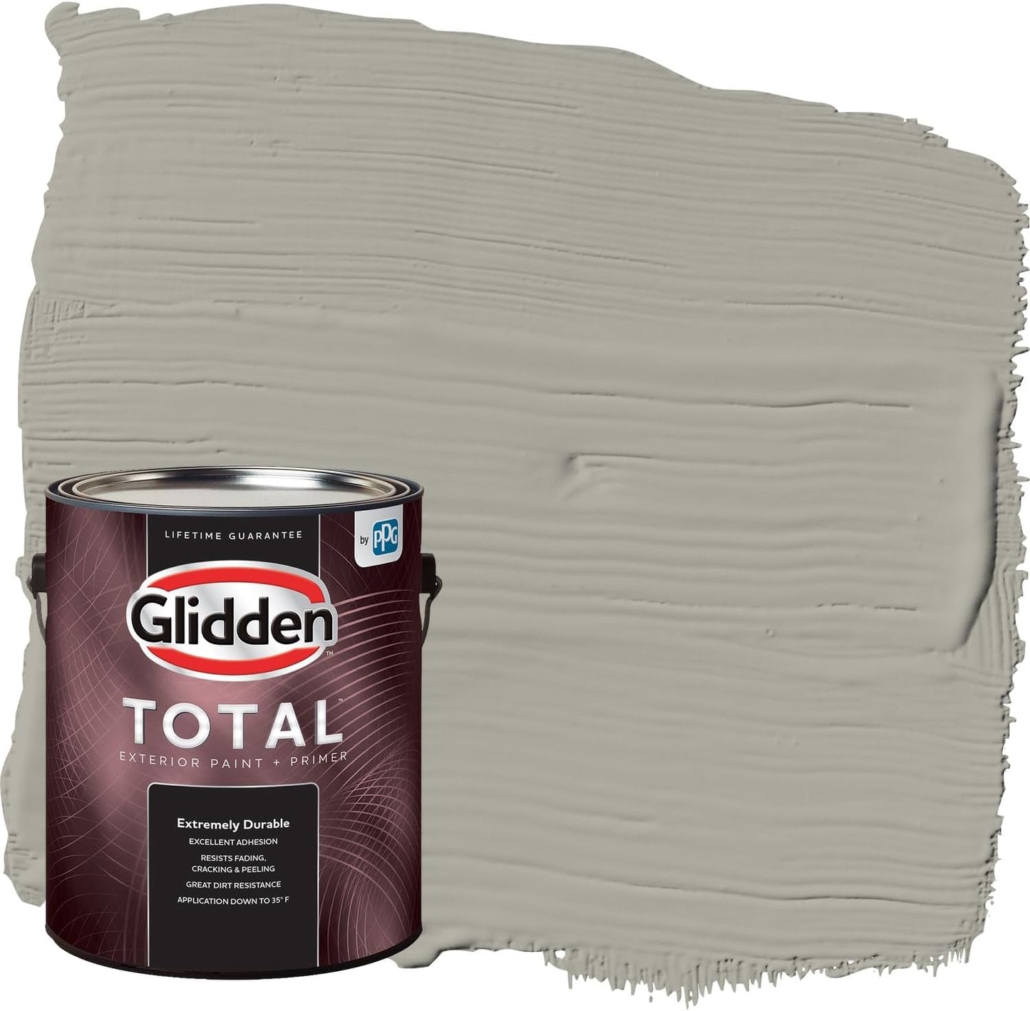 Glidden Exterior Paint + Primer: Black/Black Magic, One Coat, Satin, 1-Gallon