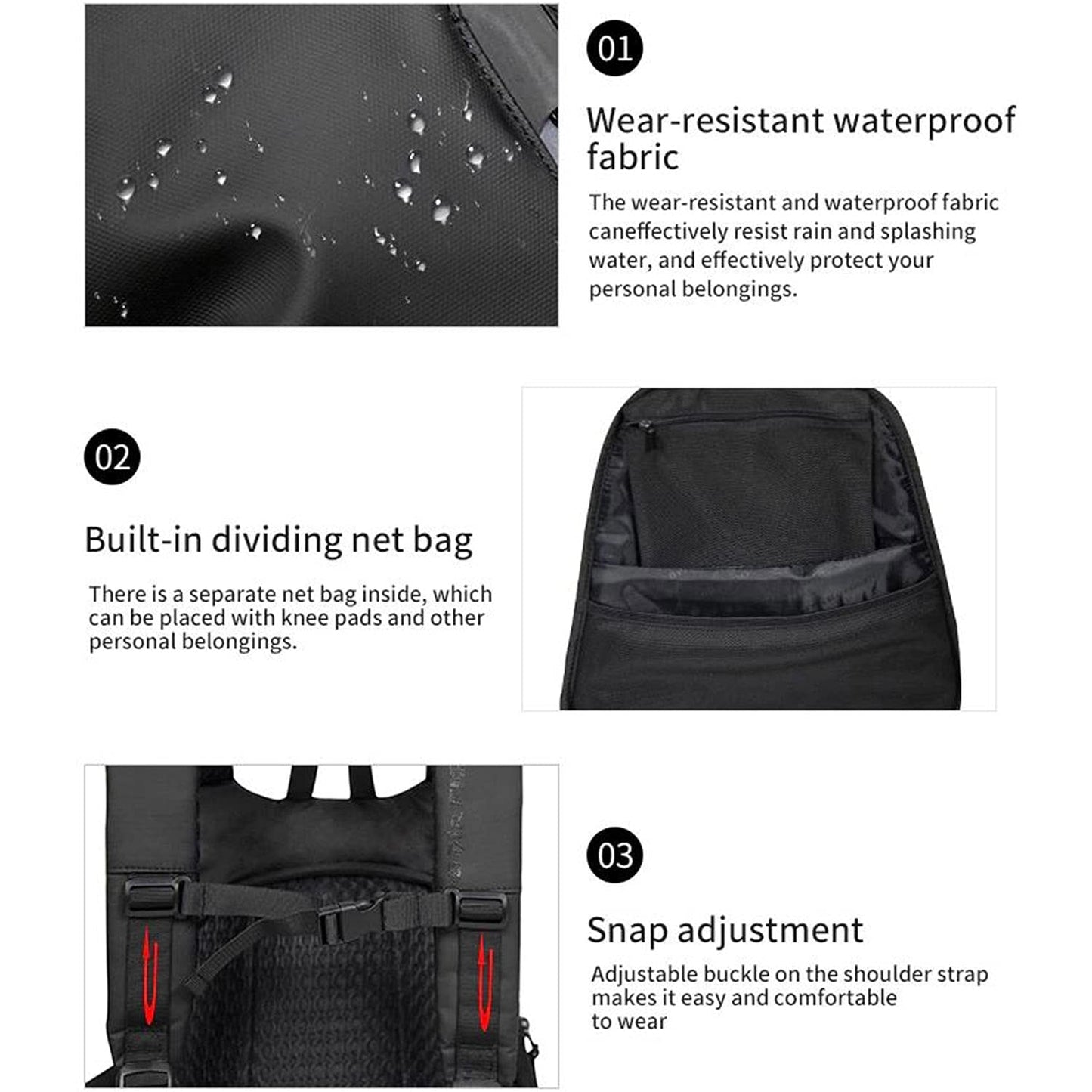 Powersports Saddle Bags - Waterproof Motorcycle Luggage, Helmet & Pillion Seat Side Bags