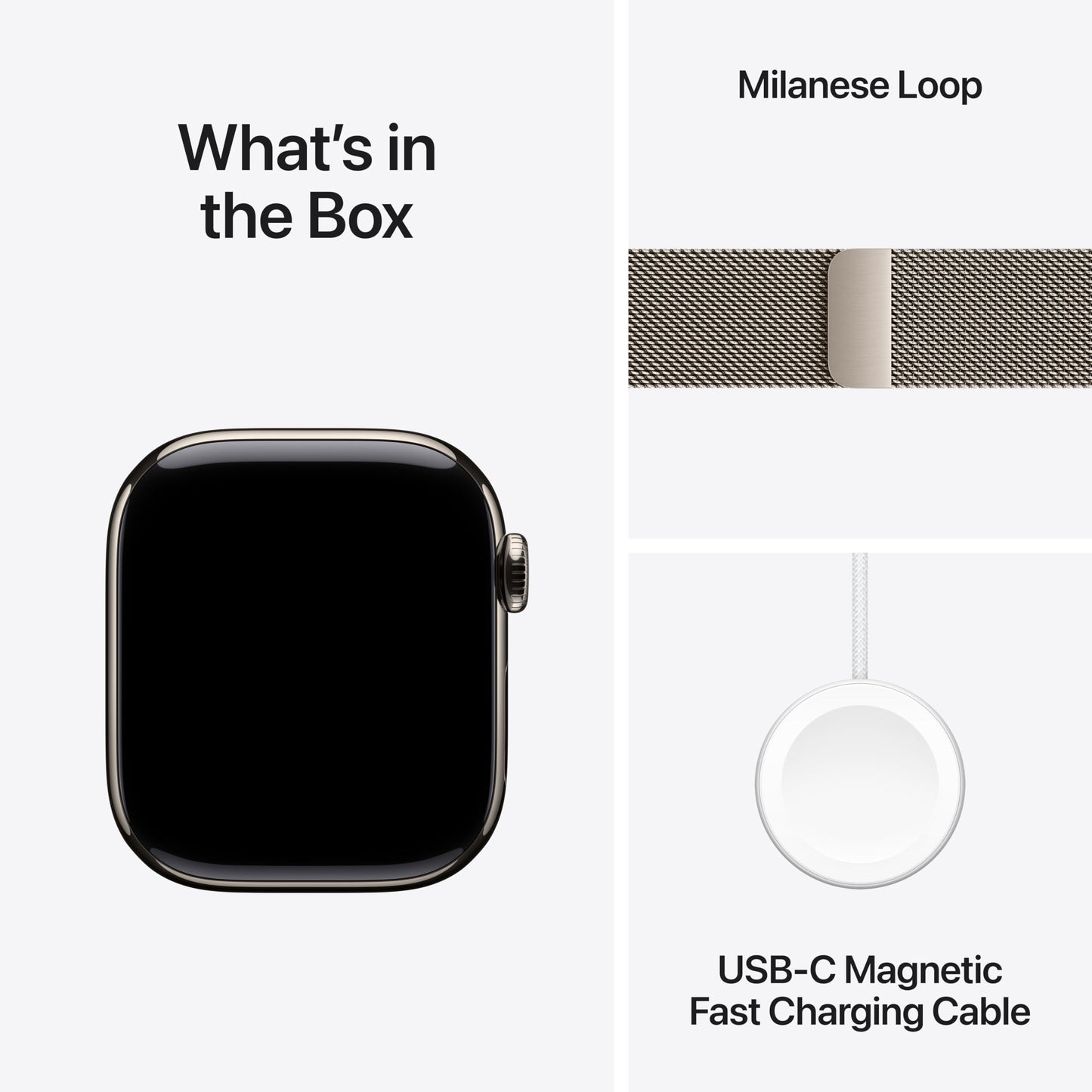 Apple Watch Series 10 [GPS + Cellular 42mm case] Smartwatch with Natural Titanium Case with Natural Milanese Loop. Fitness Tracker, ECG App, Always-On Retina Display, Carbon Neutral