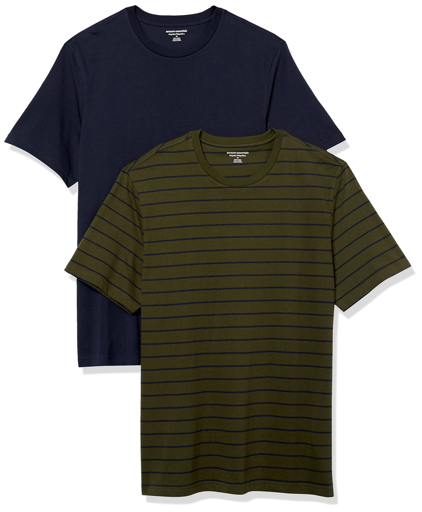 Amazon Essentials Men's Cotton Regular-Fit Short-Sleeve Crewneck T-Shirt