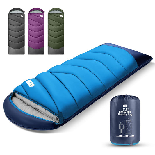 Sleeping Bags for Adults Cold Weather,Portable, Waterproof,Lightweight Sleeping Bag for Tall Girls Boys with Compression Sack for Warm Camping, Hiking, Outdoor & Indoor