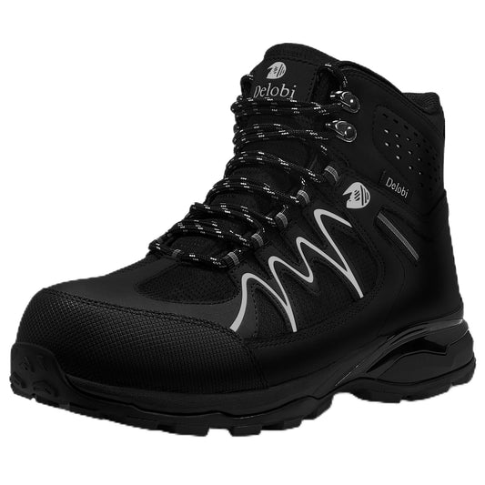 Steel Toe Work Boots for Women - Insulated Work Boots Steel Toe Sneakers Comfortable Construction Boot Lightweight Work & Safety Toe Shoes Gifts for Construction Workers for Work Construction