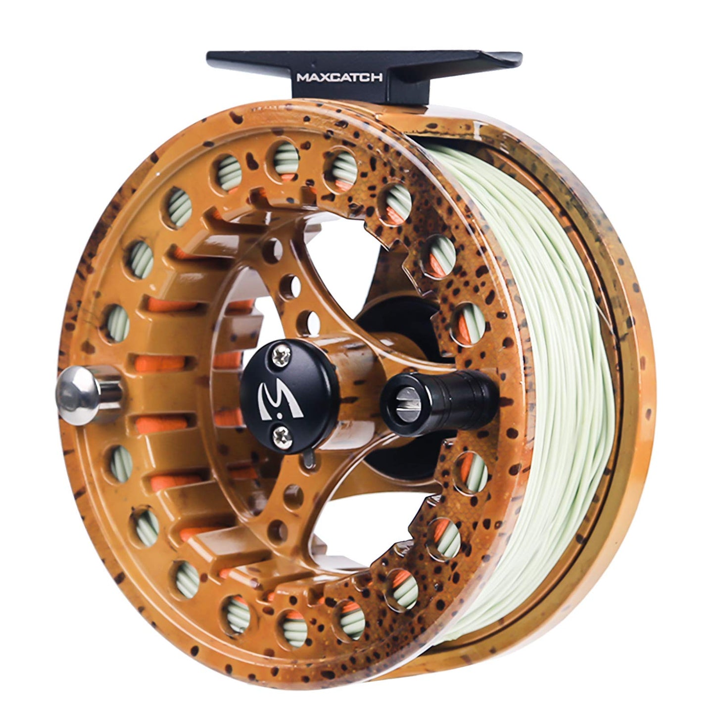 M MAXIMUMCATCH Maxcatch ECO Large Arbor Fly Fishing Reel (3/4wt 5/6wt 7/8wt) and Pre-Loaded Fly Reel with Line Combo