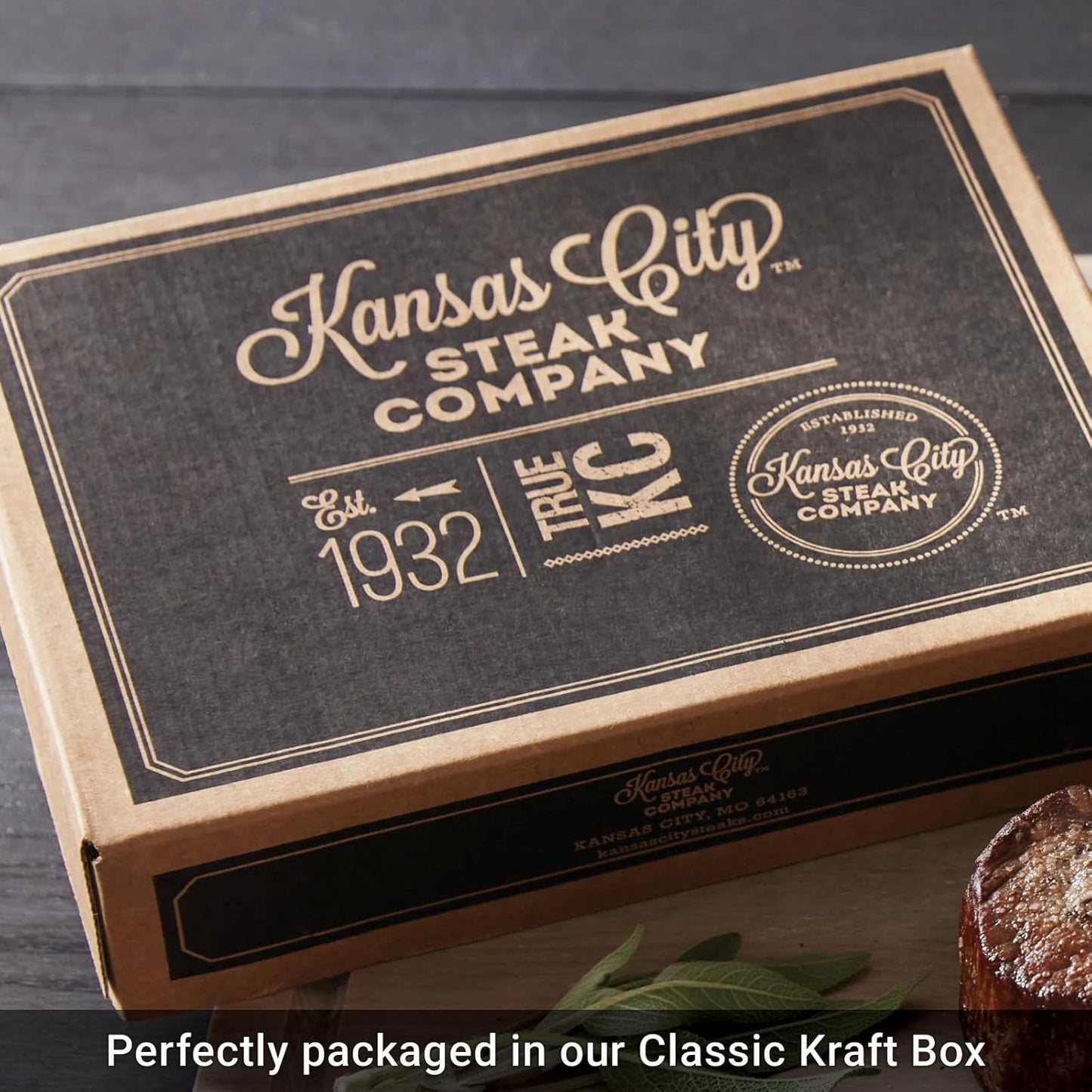 Premium Garlic and Herb Boneless Prime Rib Roast 3.5-4 lb - Ideal for Celebrations & Holidays - Perfect for Special Occasions and Cooking Instructions from Kansas City Steak Company
