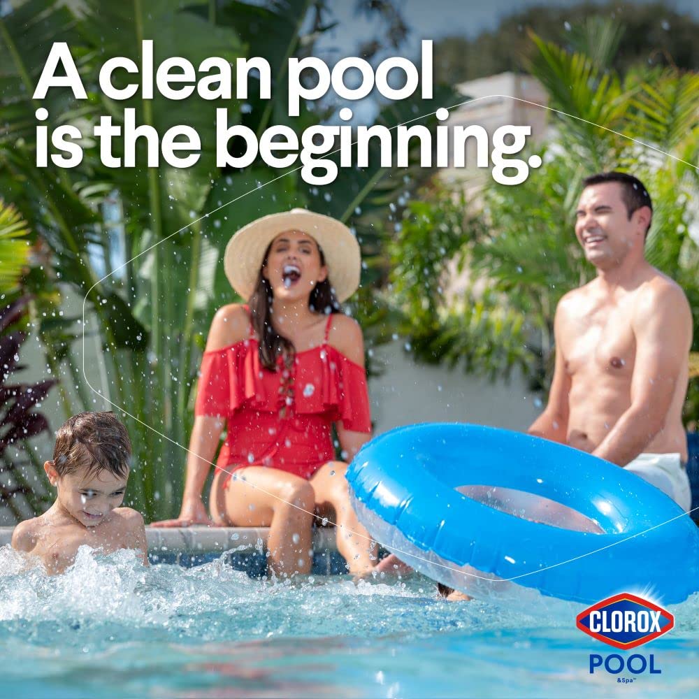 Clorox® Pool&Spa™ XtraBlue 3” Swimming Pool Chlorinating Tablets, Kills Bacteria & Stops Algae (25 LB)