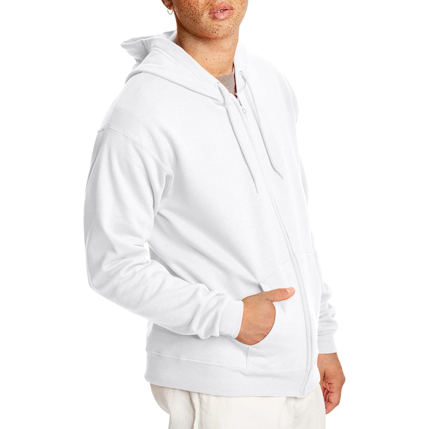 Hanes Men's EcoSmart Fleece Full-Zip Hoodie Sweatshirt