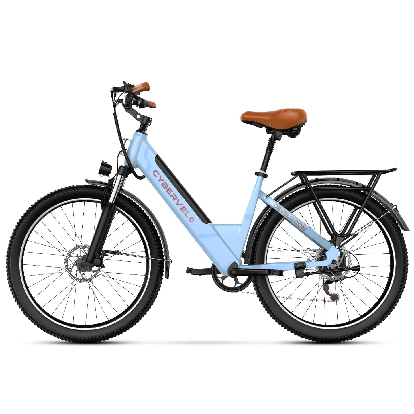 1000 Peak Electric Bike for Adults,up 80 Miles Removable Battery Ebike, 26" Electric E Bike with 7-Speed,Adult Electric Bicycles for Commute Beach Snow Womens All Terrain