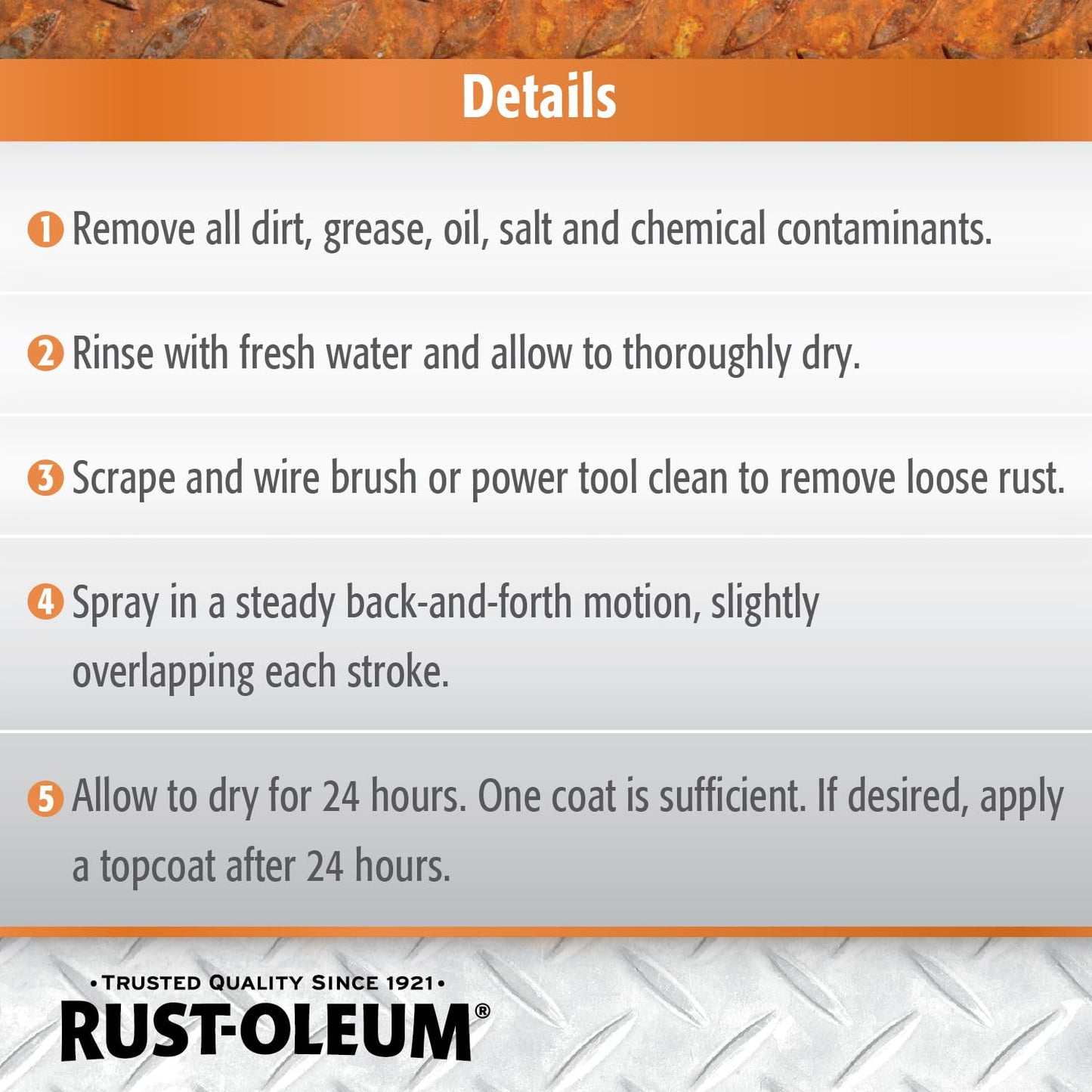 Rust-Oleum 215215-6PK Stops Rust Rust Reformer Spray, 10.25 oz, Black, 6 Pack