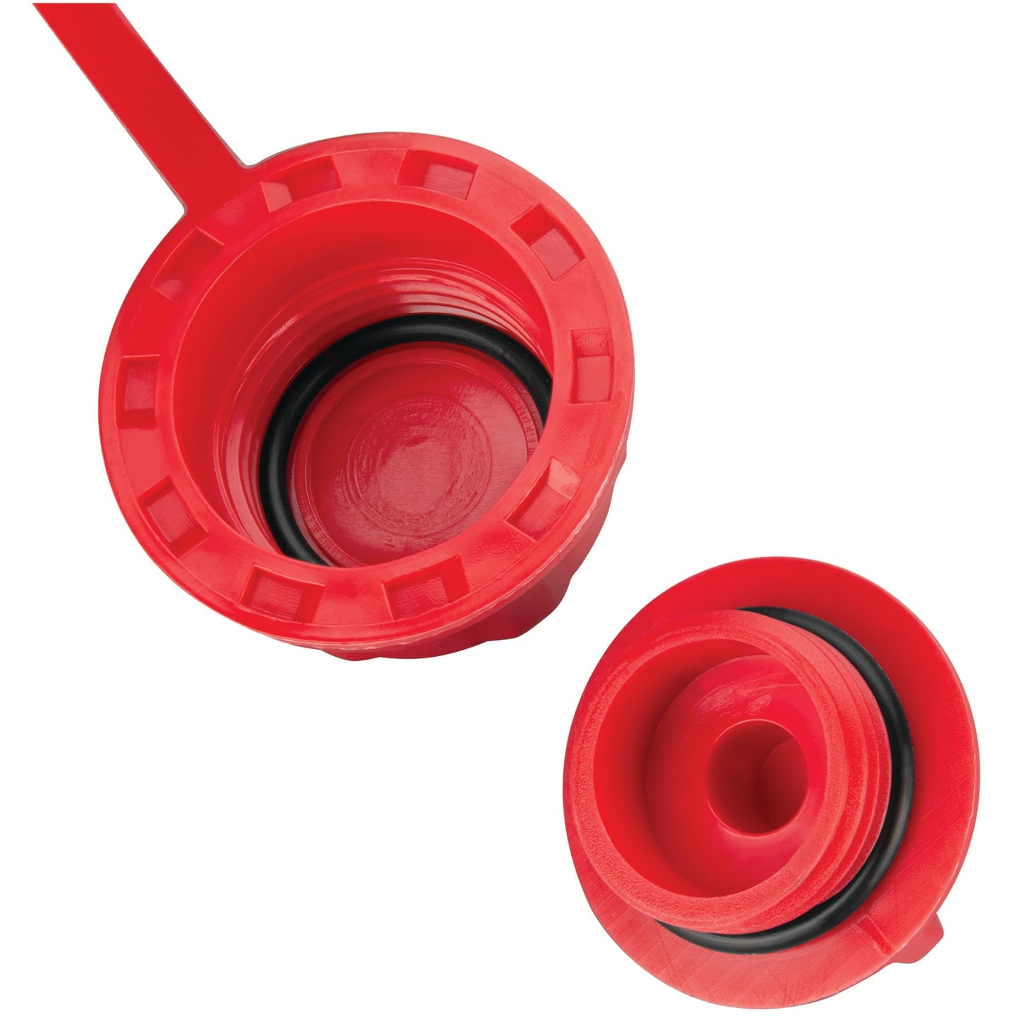 Performance Tool W4076 10-Quart Oil Drain Container, Deep Drain Well, Integrated Handle, Sealing Rubber Gaskets, Black