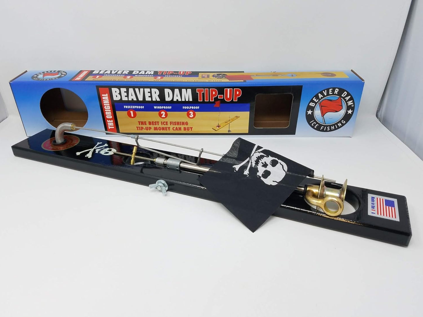 Beaver Dam BDTP-JR Rail Tip- Ups Jolly Roger Tip-Up Rail Tip- Ups