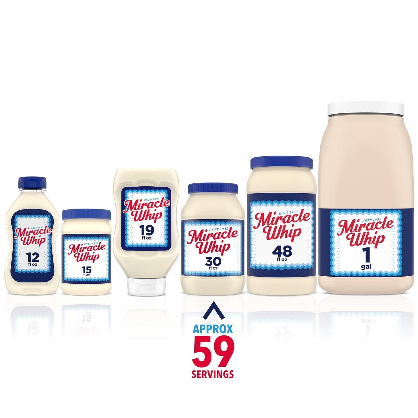 Miracle Whip Mayo-like Dressing, for a Keto and Low Carb Lifestyle, 30 fl oz Jar