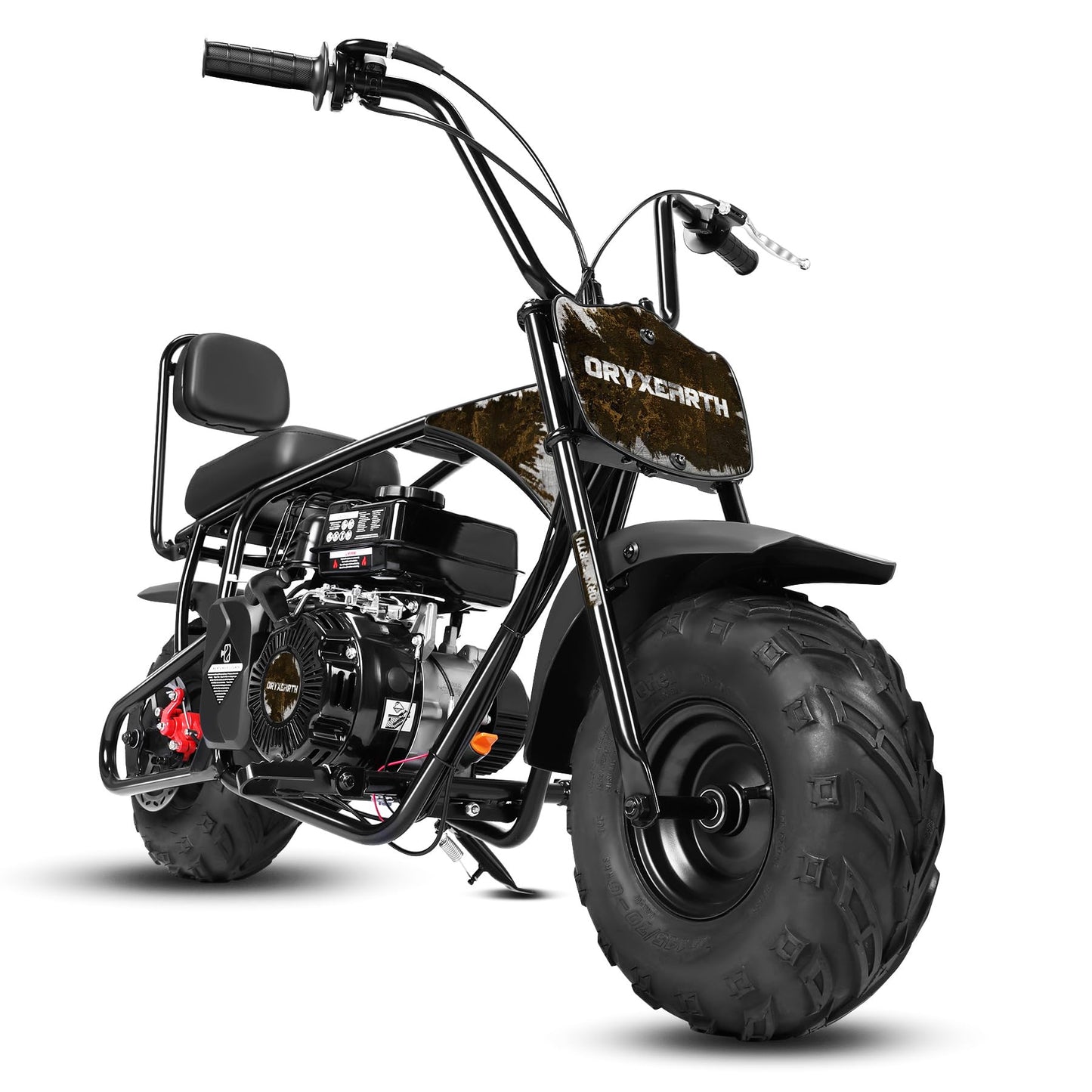 Oryxearth 99CC 4-Stroke Mini Dirt Bike, Gas Powered Off Road Dirtbike W/EPA Approved for Kids, Speed Up 24 MPH, Weight Capacity 185 LBS