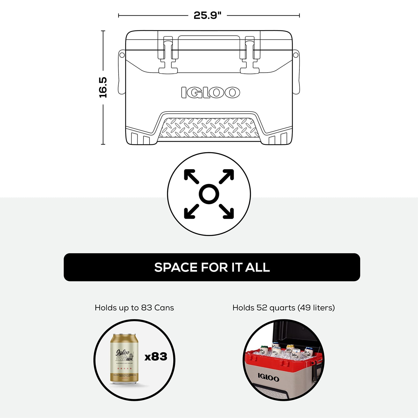 Igloo BMX Hard Coolers (25-72QT)
