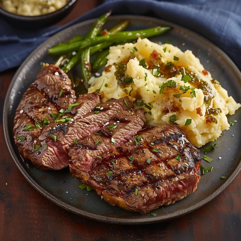 Grumpy Butcher Box Meat Food Gifts: 2 Top Sirloins Steaks (6 oz), 2 Duroc Bone in Pork Chops (14 oz) & 2 Cheese Stuffed Chicken Breasts Wrapped in Bacon (8 oz) - Gourmet Gift Basket for Men