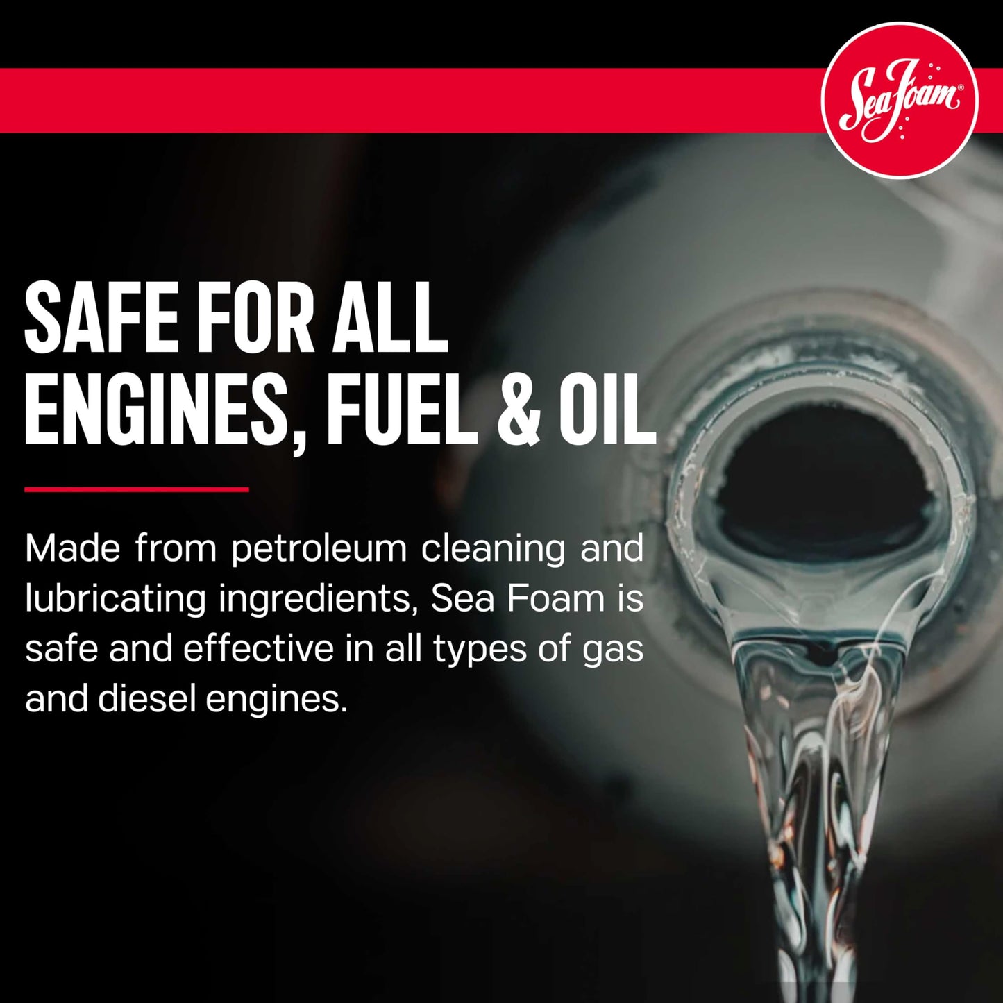Sea Foam Motor Treatment Fuel & Oil Additive, SF16, 16 oz, Pack of 12
