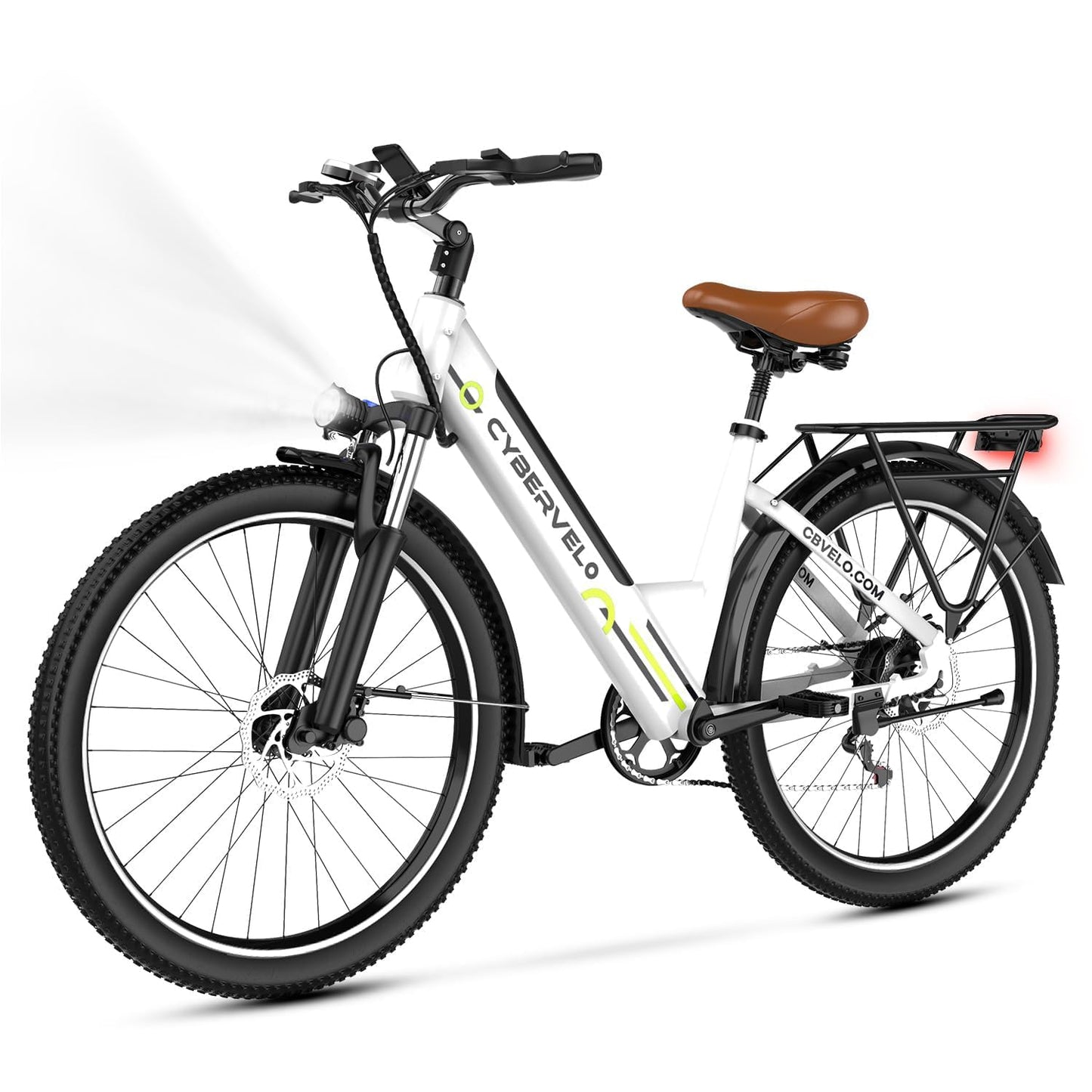 1000 Peak Electric Bike for Adults,up 80 Miles Removable Battery Ebike, 26" Electric E Bike with 7-Speed,Adult Electric Bicycles for Commute Beach Snow Womens All Terrain