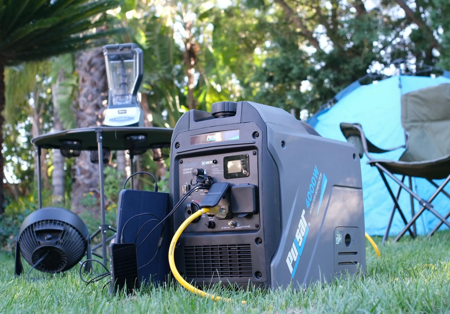 Pulsar Products GD400BN, 4000W Portable super-quiet Dual Fuel & Parallel Capability, RV-Ready, CARB Compliant
