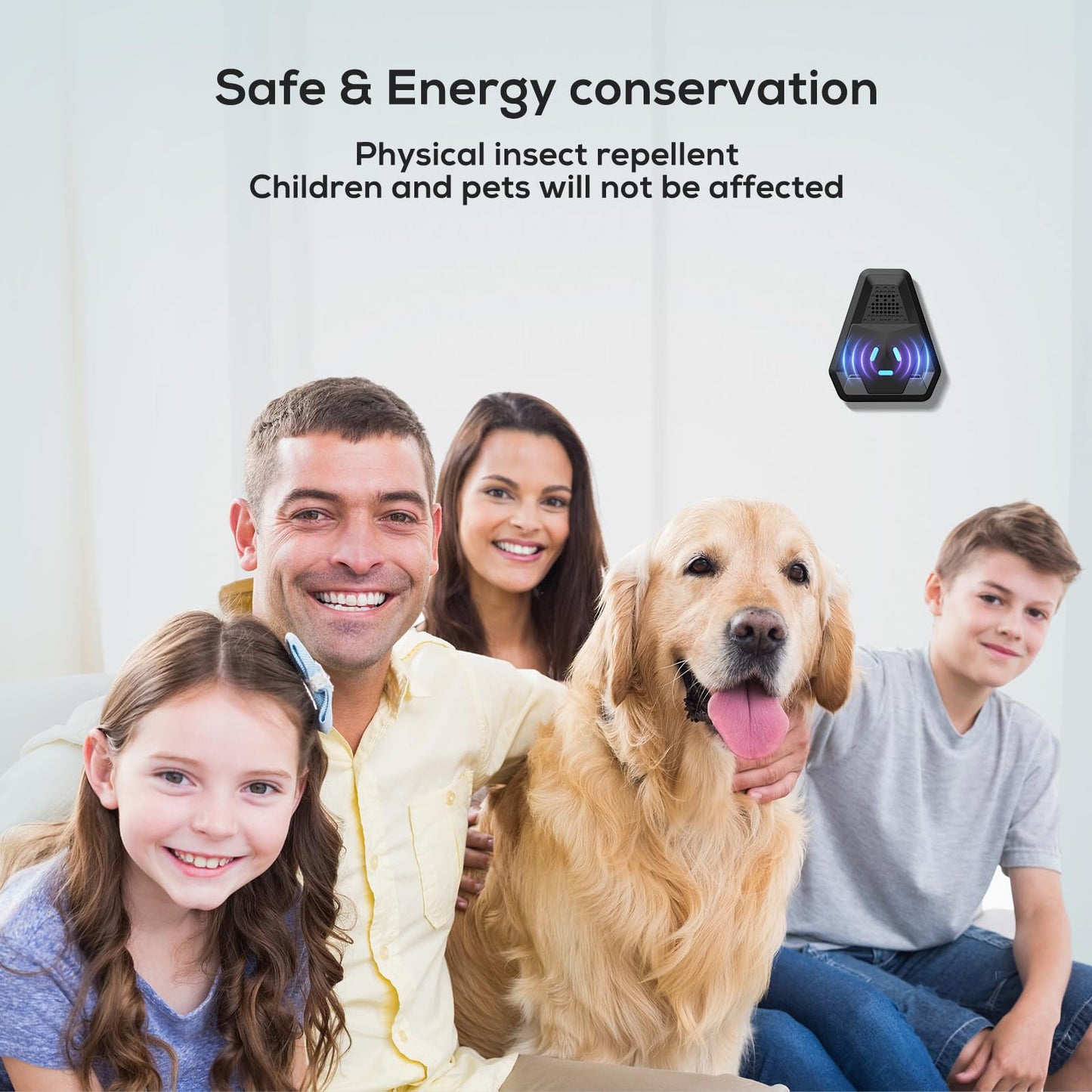 2025 Upgraded Ultrasonic Repeller & Insect Indoor Repeller,Ultrasonic and Repellent for Roach,Rodent,Mouse,Bugs,Mosquito,Mice,Spider,Ant,3 Mode Switching,6 Packs