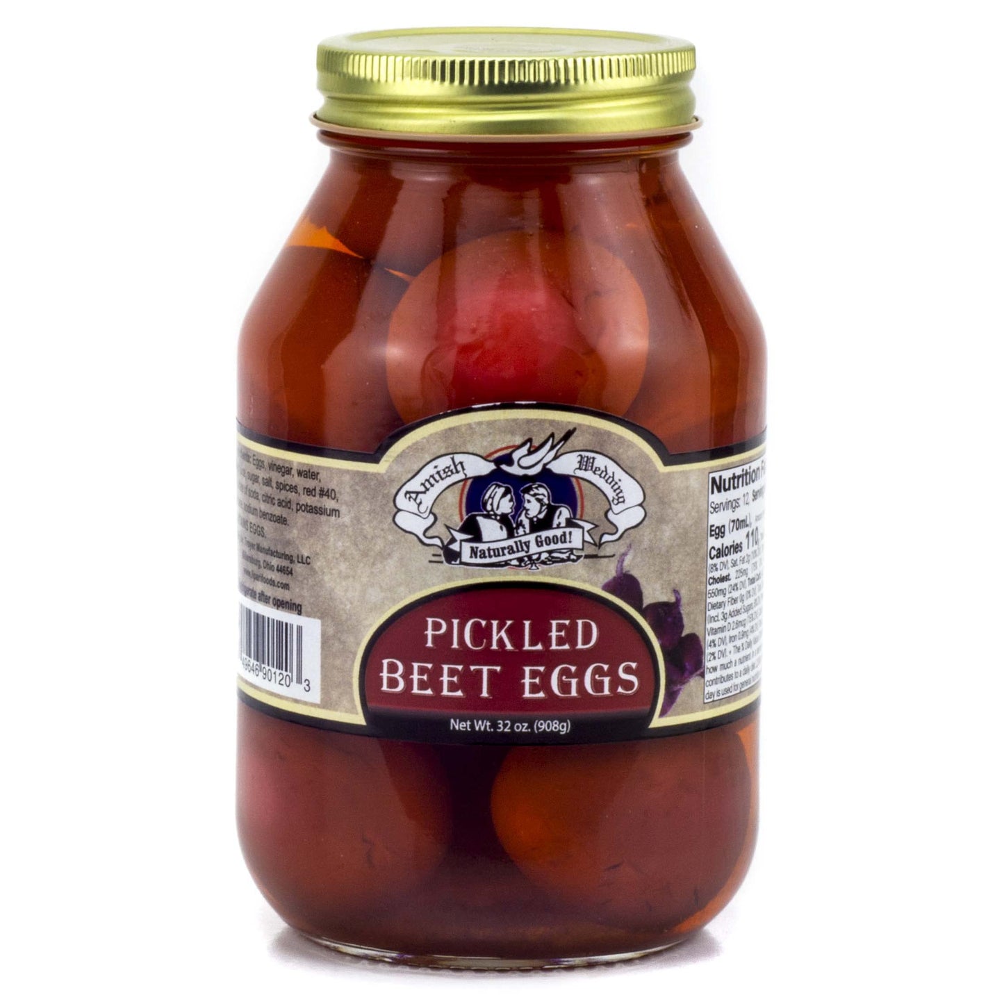 Amish Wedding Pickled Eggs 32oz (Pack of 2)
