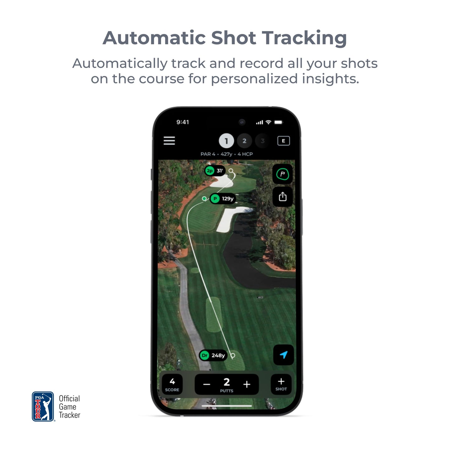 Arccos Smart Sensors: Automatic Golf Game Tracking System, A.I. Powered Caddie, A.I. GPS Rangefinder & Smart Club Distances