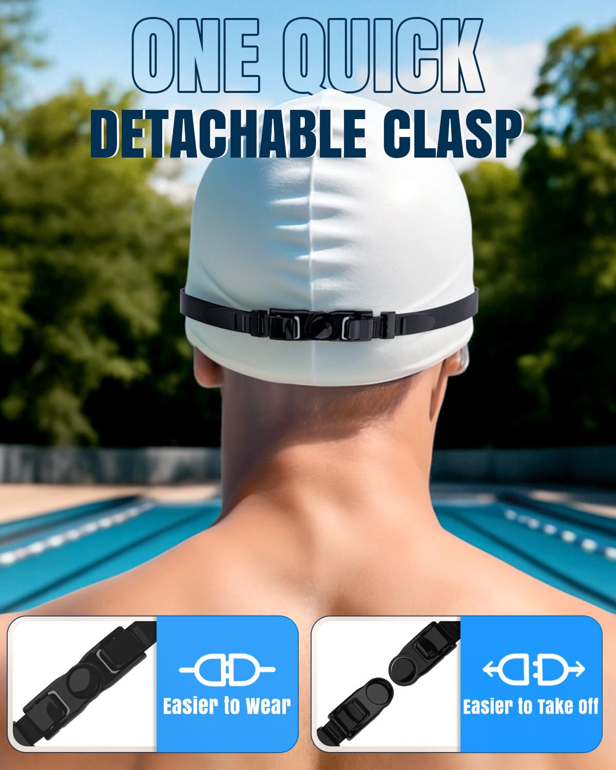 Swim Goggles 2 Pack, Wide View Anti Fog&UV Swimming Goggles for Audlt, No Leaking Swim Glasses for Men Women Youth
