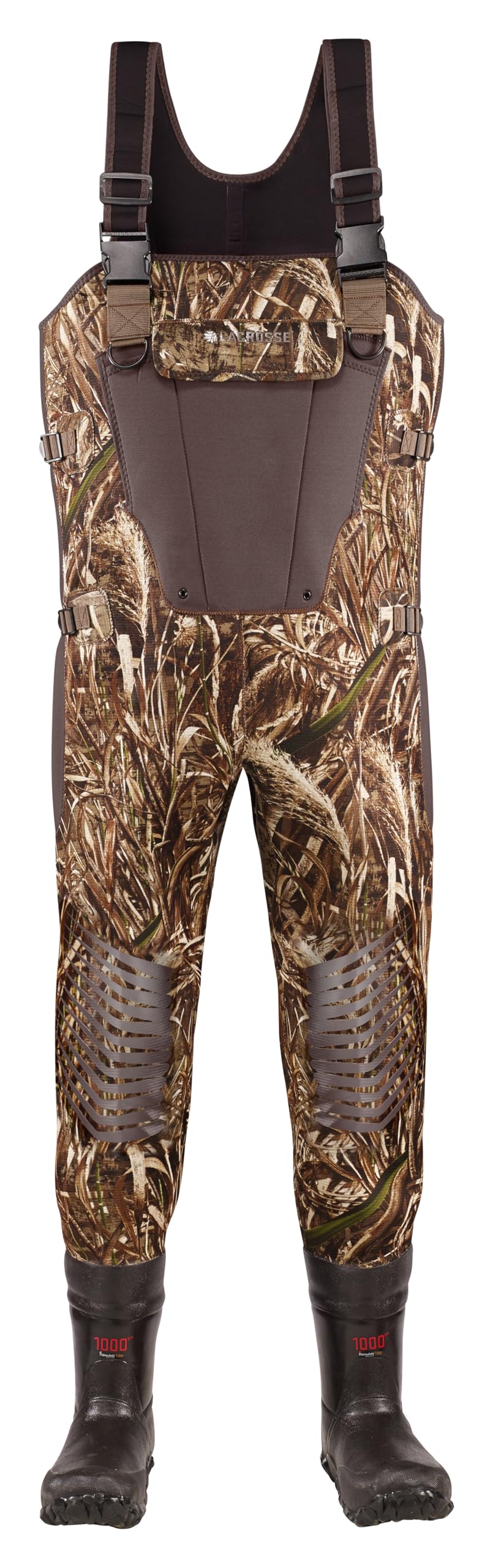 LaCrosse Mallard II 1000G Men's Wader - Waterproof, Insulated, Durable Hunting & Fishing Gear for Cold Weather, Realtree Max-5 - Expandable - 10 M