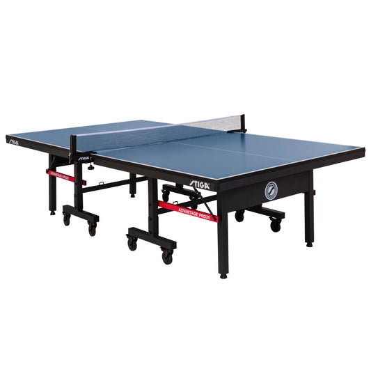 STIGA Advantage Series Indoor Ping Pong Table, Foldable Table Tennis Table - 12, 15, 18, and 25mm Tabletops - Quickplay 10-Minute Assembly - Playback Mode - Recreational- to Tournament-Level