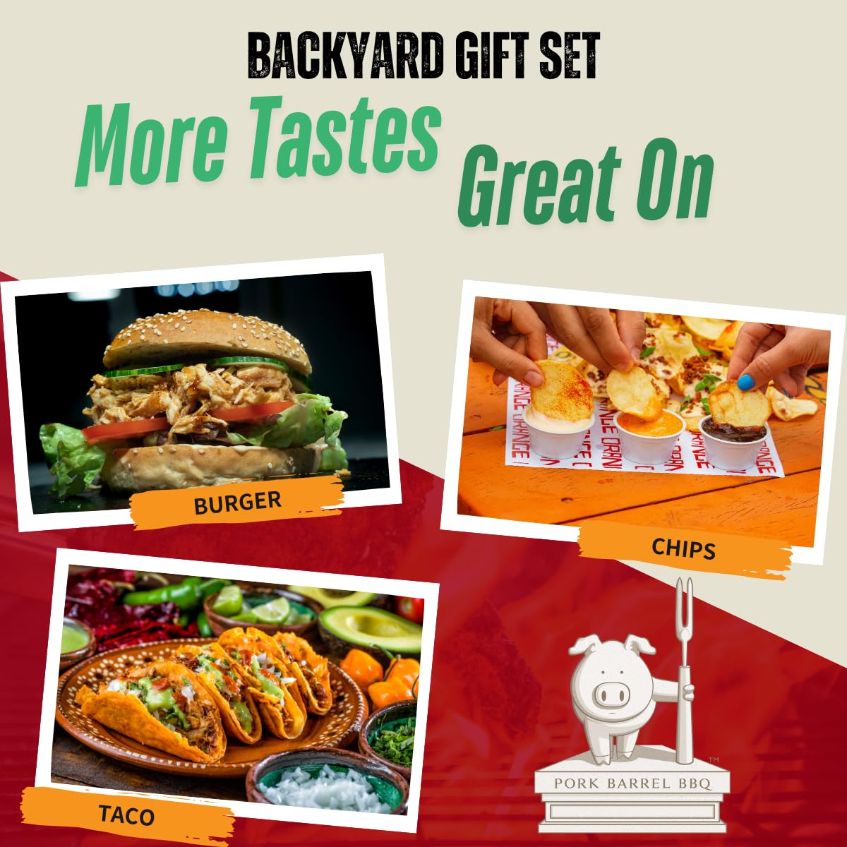 BBQ Gifts for Men - Backyard BBQ Sauce Spices and Seasonings Sets Gift Packs | Includes 4 Competition Sauces & 3 Seasoning Rubs | Great on Chicken Wings, Steak & Pork | Gifts for Dad, Birthday Gifts for Him