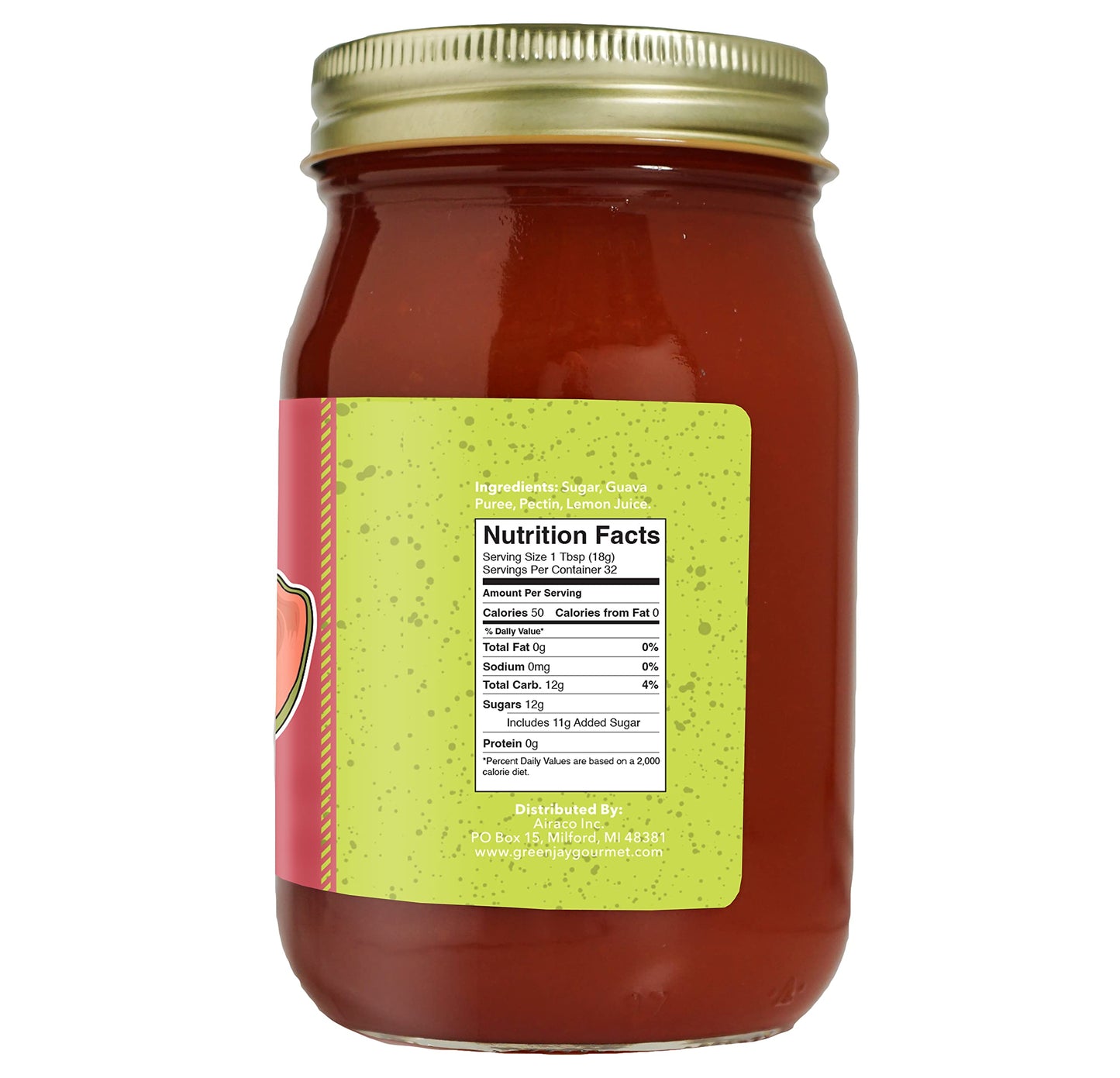 Green Jay Gourmet Spicy Jam Variety Pack - All-Natural Raspberry Jalapeno Jam, Strawberry Jalapeno Jam, Blackberry Jalapeno Jam - Vegan, Gluten-free Jam - No Preservatives - USA Made - 3 x 20 Ounces