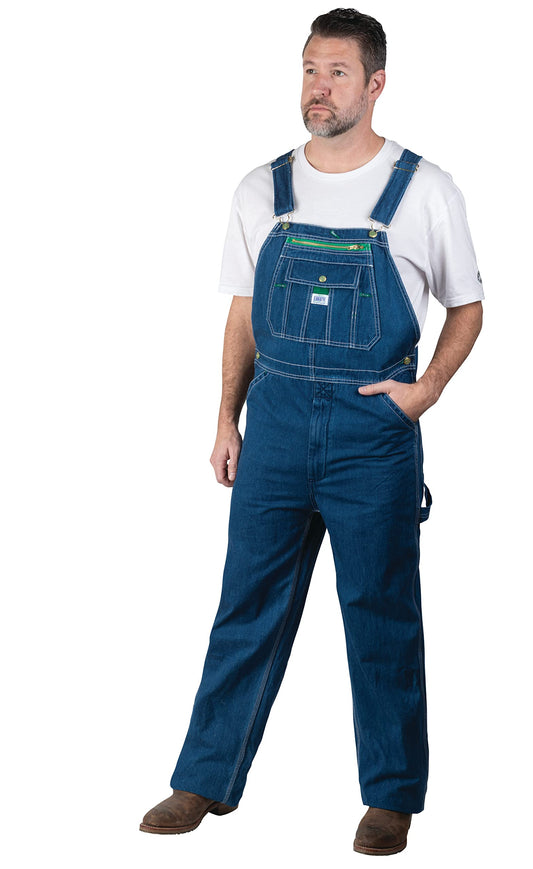 Liberty Men's Denim Stonewashed Bib Overall