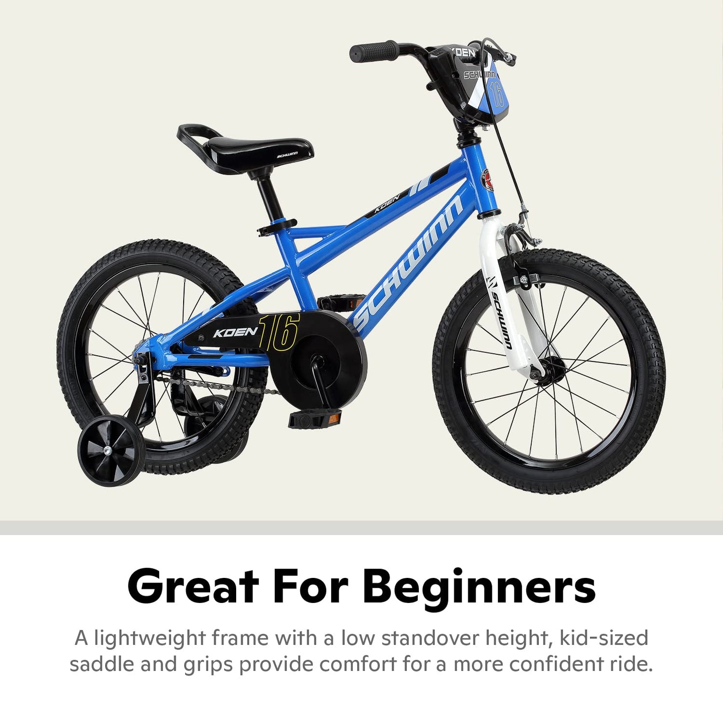 Schwinn Elm and Koen Bike or Balance Bike, 12-20 Inch Bike for Kids Ages 2-13, Black, Blue, Red, Teal, Pink or Purple, SmartStart Ergonomic Design, Adjustable Seat Grows with Child, Training Bicycle