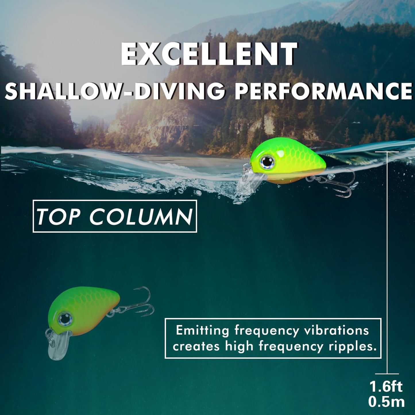 TRUSCEND Swimmax for Saltwater and Freshwater, Realistic Fishing Lures for Bass Trout Crappie Walleye Pike Bluegill Salmon, Swimbait for Bass Fishing, Amazing Fishing Gear Gifts for Family Fishing