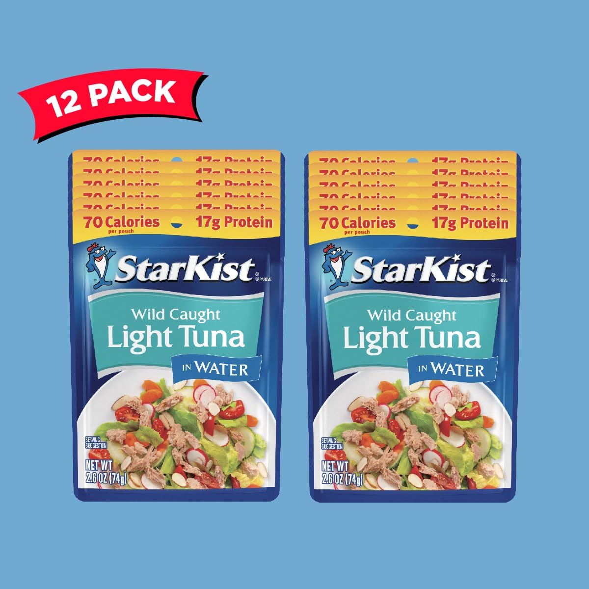StarKist Chunk Light Tuna in Water, 2.6 Oz, Pack of 24