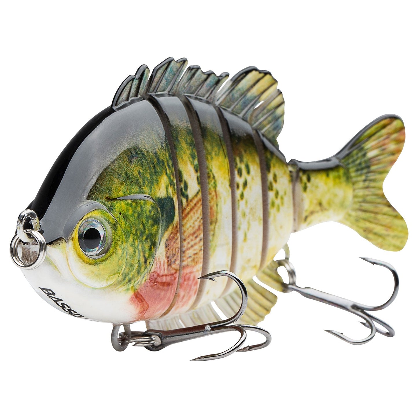 BASSDASH SwimPanfish Multi Jointed Panfish Bluegill Swimbaits Hard Topwater Bass Lures Fishing Lure Crank Saltwater 3.5in/0.85oz