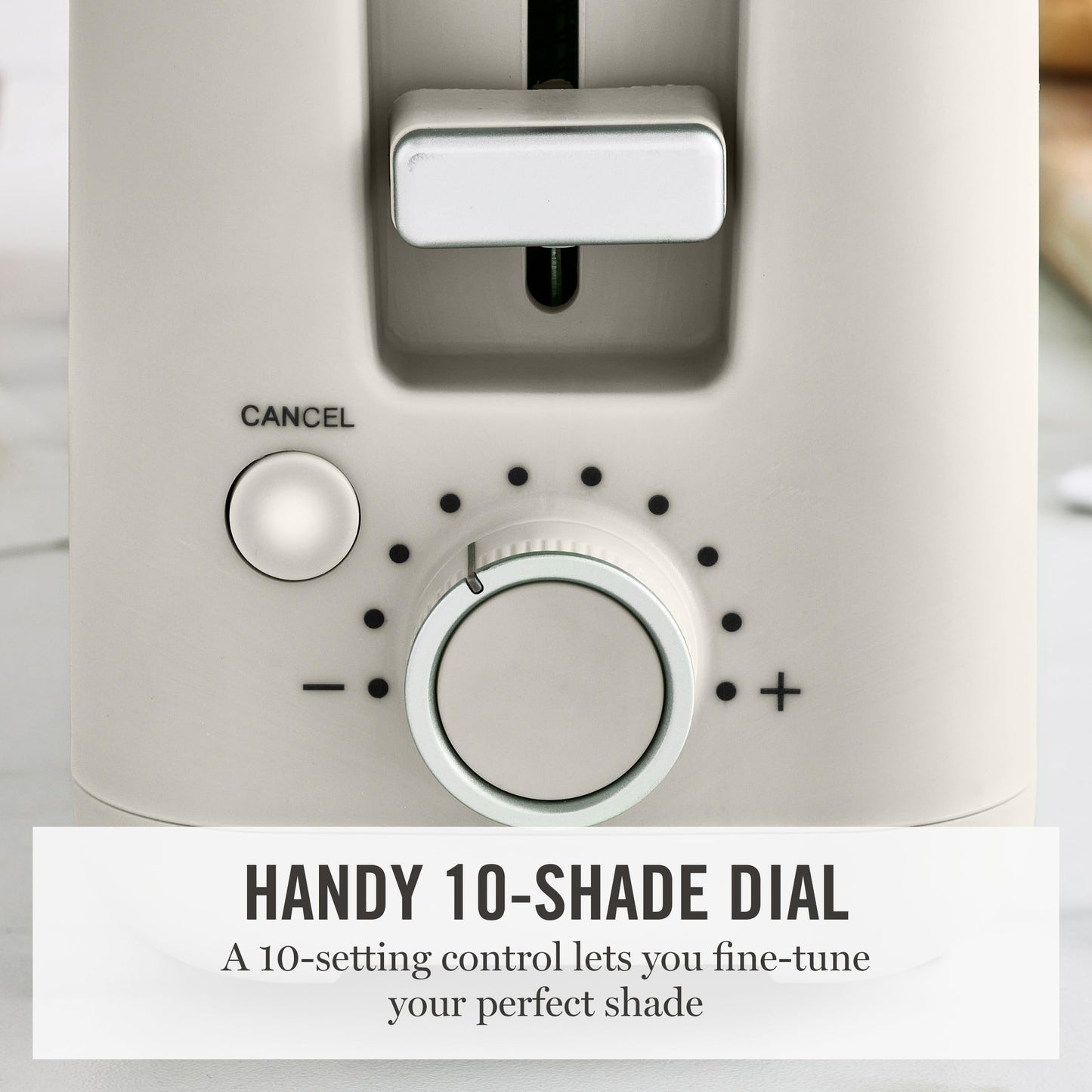 Martha Stewart 2 Slice Long Slot Toaster, Extra Wide for Sourdough & Bagels, 10 Setting Shade Control, Removable Crumb Tray, Self-Centering Design, Defrost/Reheat, Cancel, Slim Space-Saving, Honeydew
