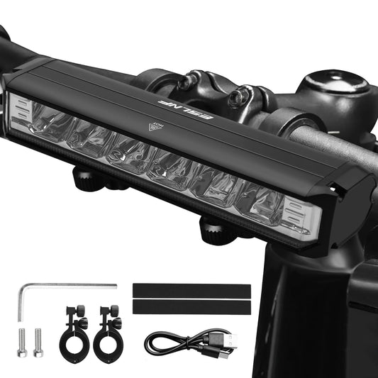 Super Bright LED Bike Light, USB Rechargeable Bicycle Headlight, Waterproof Bike Headlight, Waterproof Bike Headlight,Daytime Running Light,MTB Off-Road Cycling Commuting