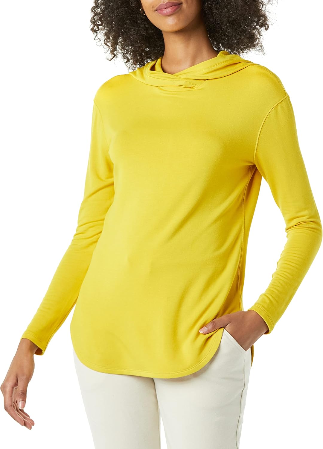 Amazon Essentials Women's Supersoft Terry Hoodie, Standard-Fit Long-Sleeve Pullover