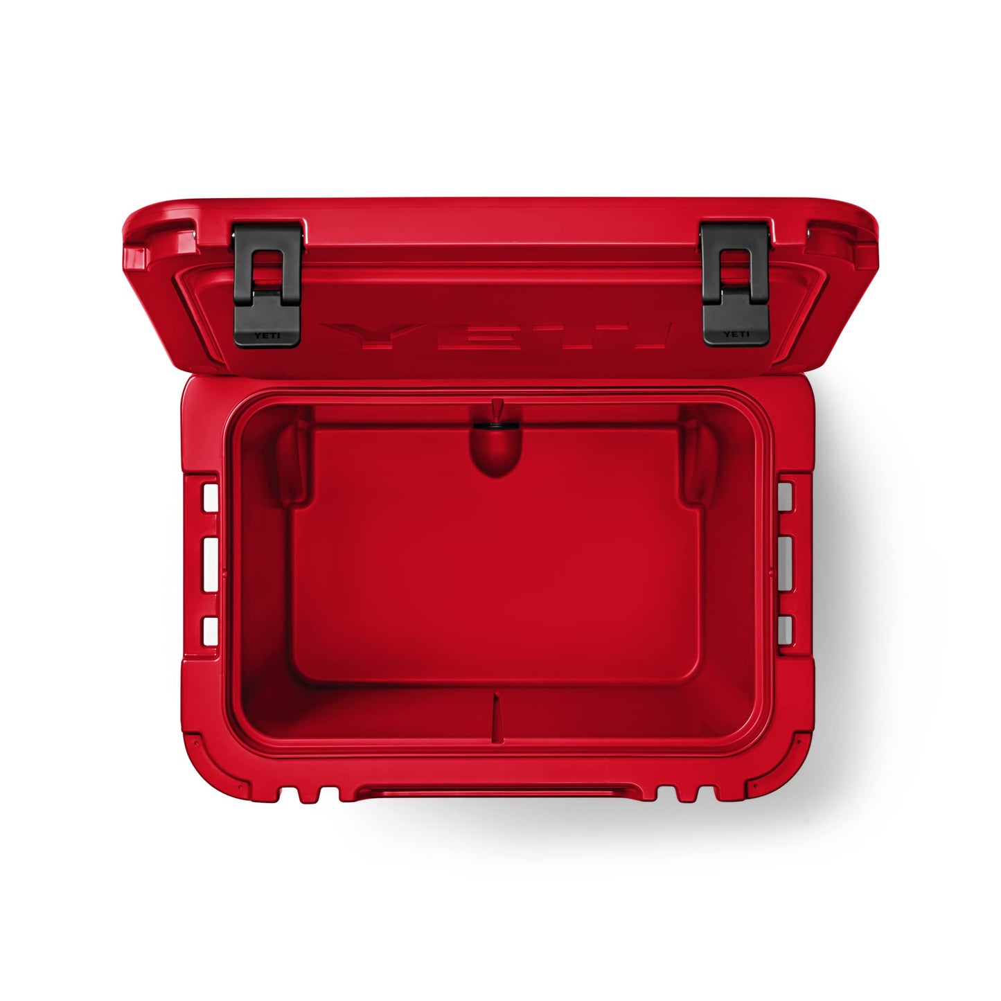 YETI Roadie 60 Wheeled Cooler with Retractable Periscope Handle, Rescue Red