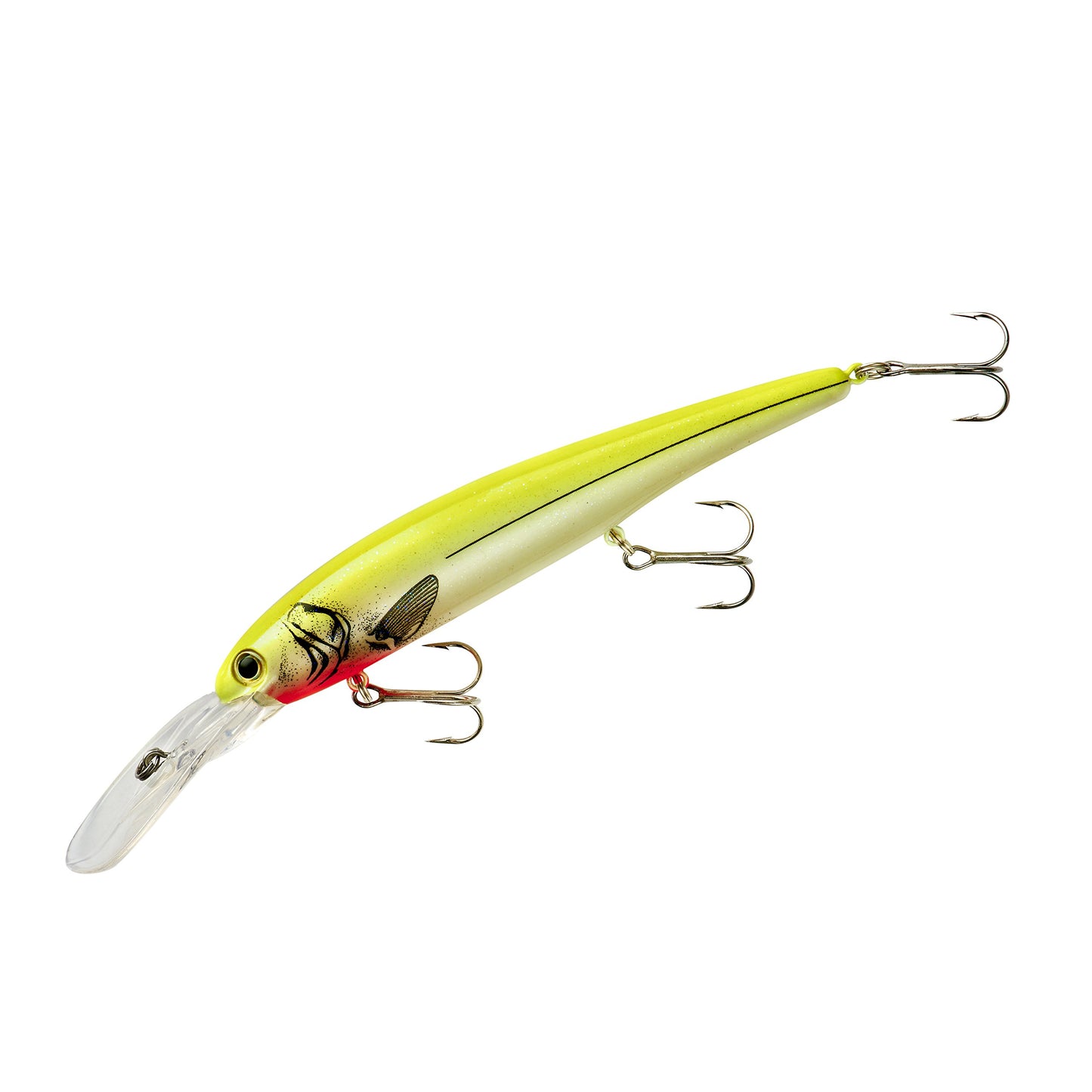 Bandit Lures 4 3/4-Inch Slender Minnow Jerkbait Trolls Up to 27 Feet Deep, Universal Color Patterns, 1 Piece