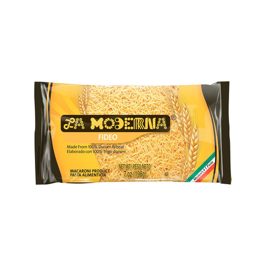 LA MODERNA, Noodles, Pasta, Made with Durum Wheat Grits, Enriched with Vitamins and Iron, 7 oz, Pack of 20