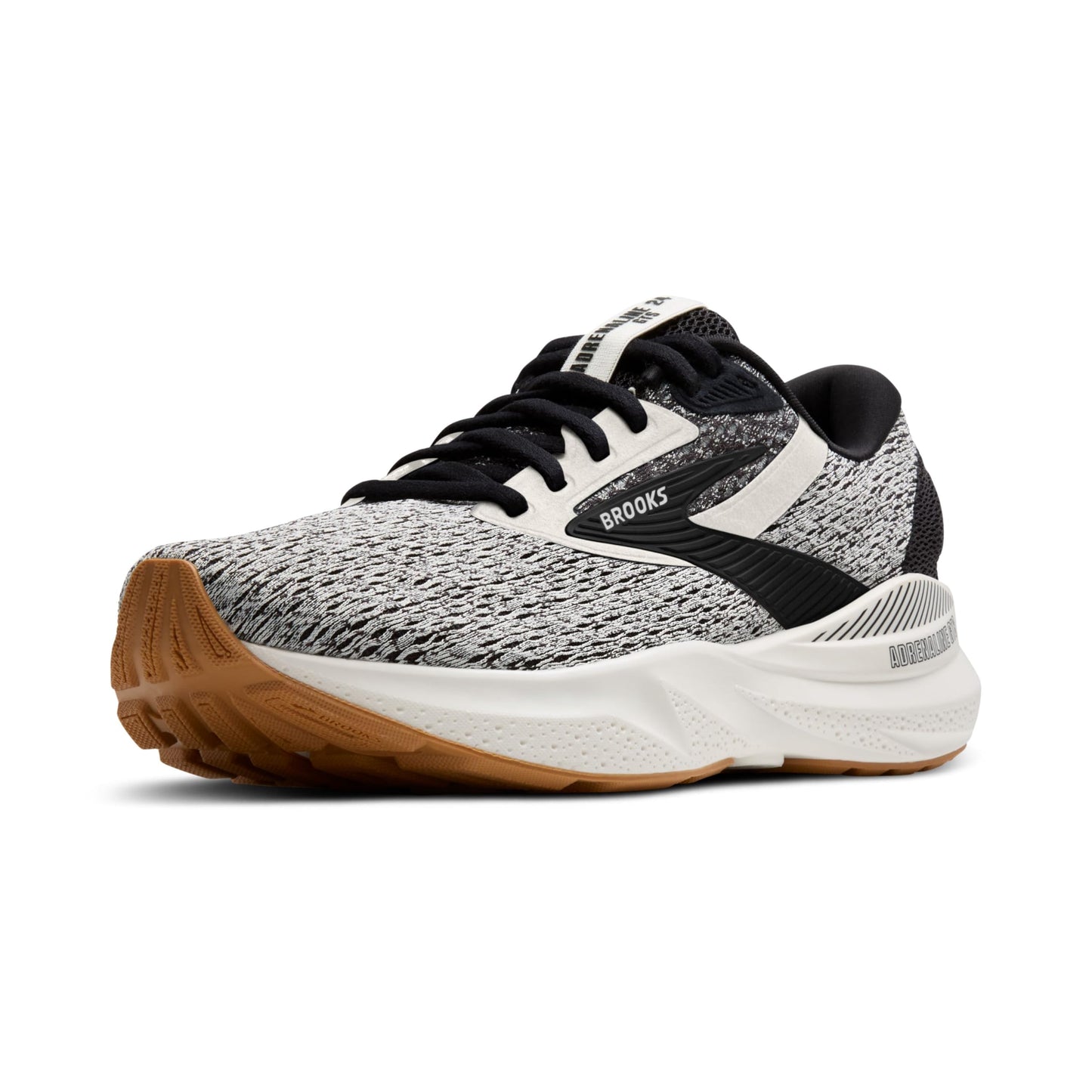 Brooks Women’s Adrenaline GTS 24 Supportive Running Shoe - Coconut/Black/Biscuit - 8.5 Medium