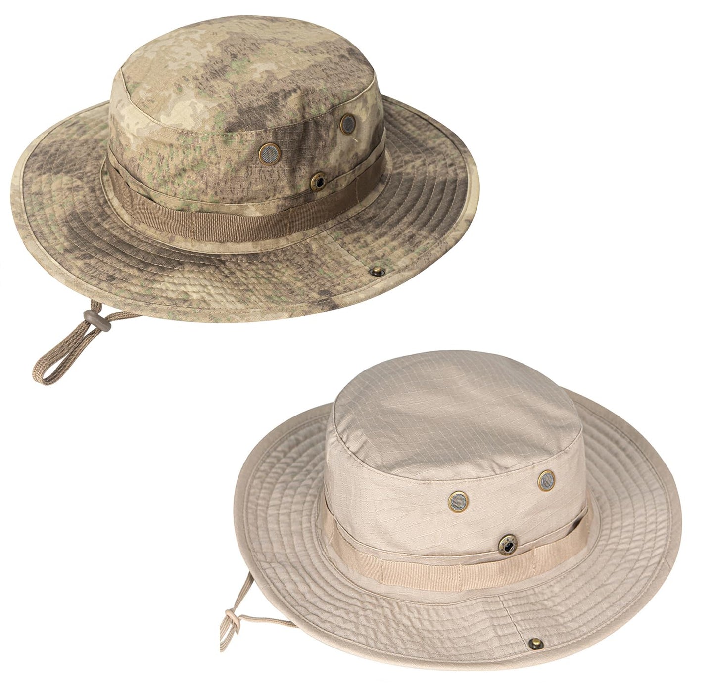 Sun Hats for Men Women Boonie Hat UPF 50+ Bucket Hat Wide Brim UV Protection Fishing Hiking Safari Outdoor Hats