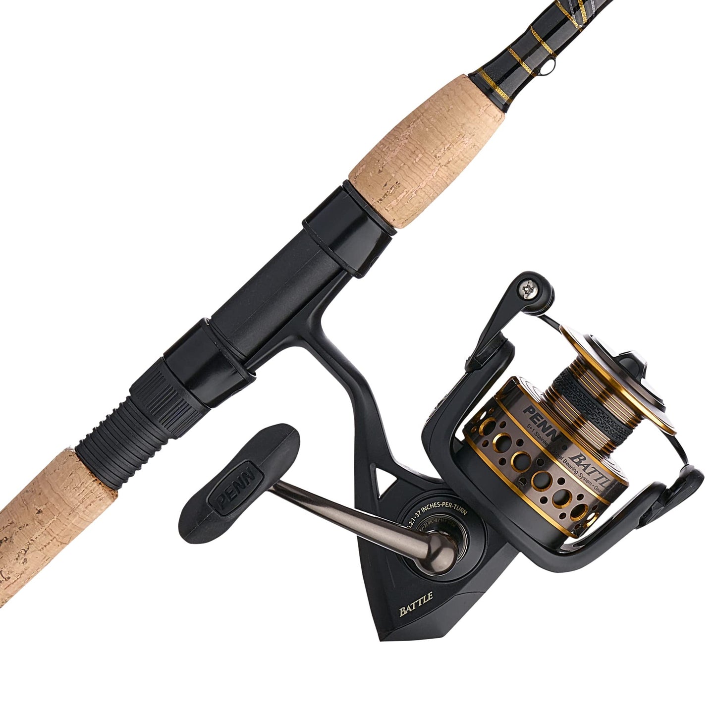 PENN Battle Spinning Reel and Fishing Rod Combo