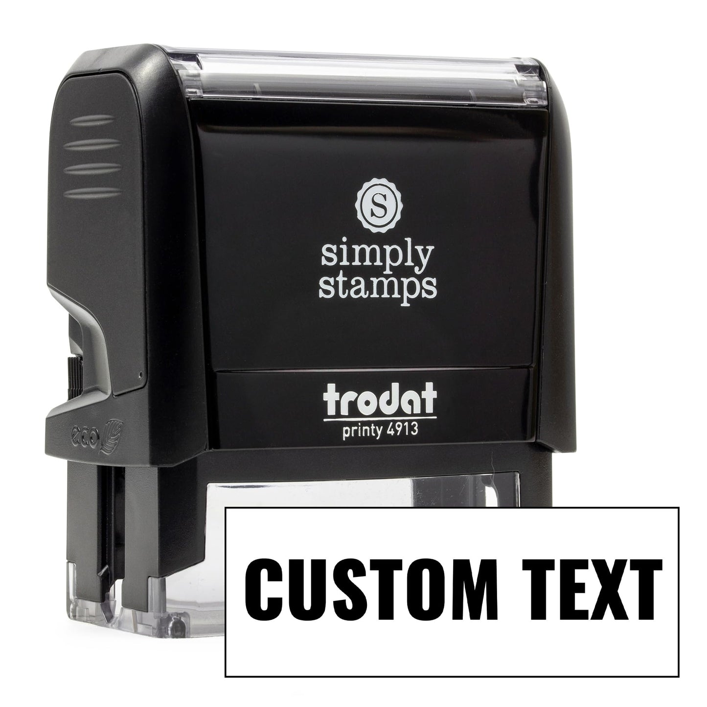 Custom Text Office Stamp | 4 Different Sizes | 20 Designs | Multiple Color Options | Up to 3 Lines of Text | Perfect for Quick Validation of Office Documents (Custom Text, Large)
