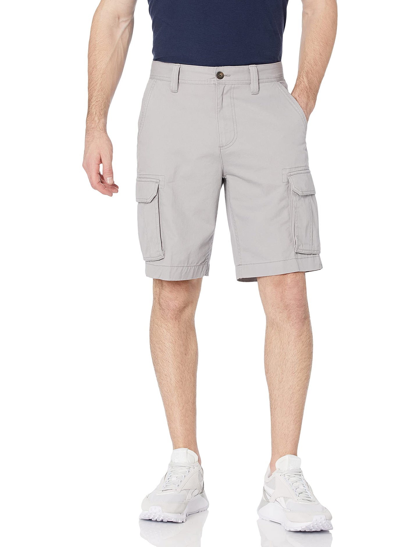 Amazon Essentials Men's 10" Classic-Fit Cargo Shorts, Soft Cotton Twill (Available in Big & Tall)