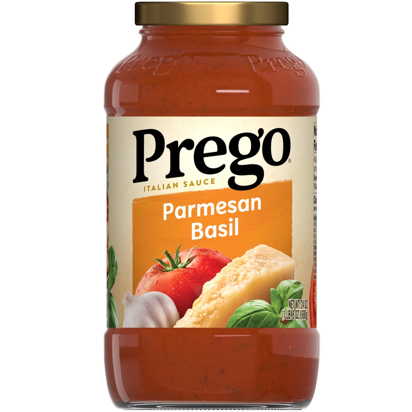 Prego Traditional No Sugar Added Pasta Sauce, 23.5 Oz Jar (Case of 6)