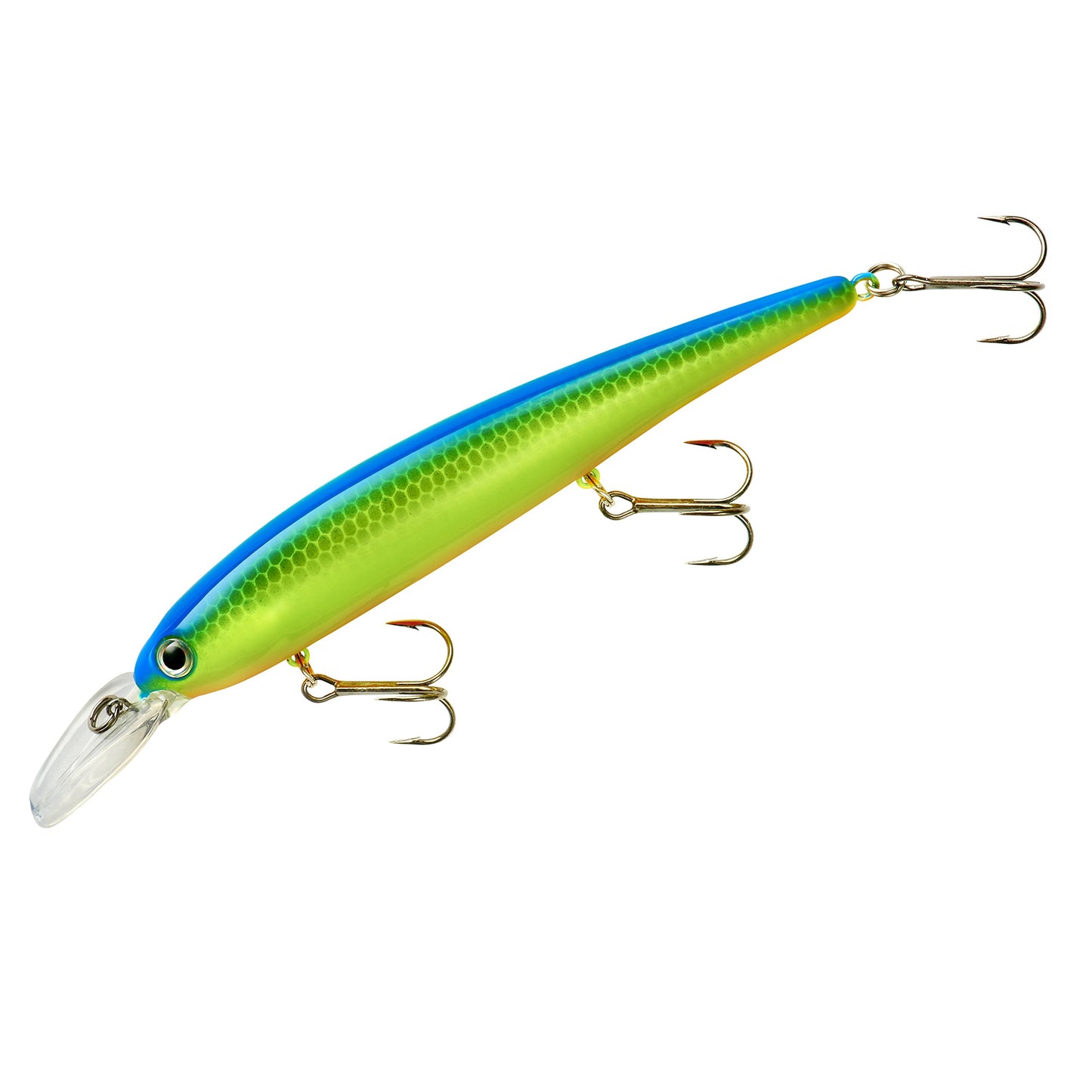 Bandit Lures 4 3/4-Inch Slender Minnow Jerkbait Trolls Up to 27 Feet Deep, Universal Color Patterns, 1 Piece